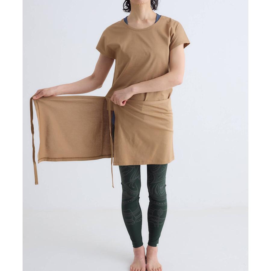 テジャス ヨガ セール tejas ヨガ トップス レディース ゆったり 体型カバー ヴェシュタチュニック tl252186 チュニック ラップスカート ピラティス リラックス | tejas | 09