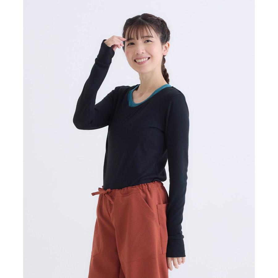 テジャス ヨガ セール tejas ヨガ トップス 長袖 レディース ウダカトップス tl252133 暖かい ピラティス リラックスウェア かわいい おしゃれ | tejas | 05