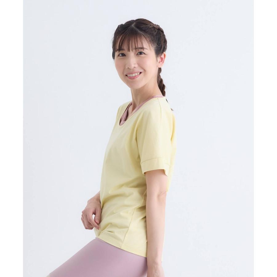 テジャス ヨガ セール tejas ヨガ トップス レディース ゆったり 体型カバー サットヴァT tl252181 半袖 ピラティス リラックスウェア かわいい おしゃれ | tejas | 06