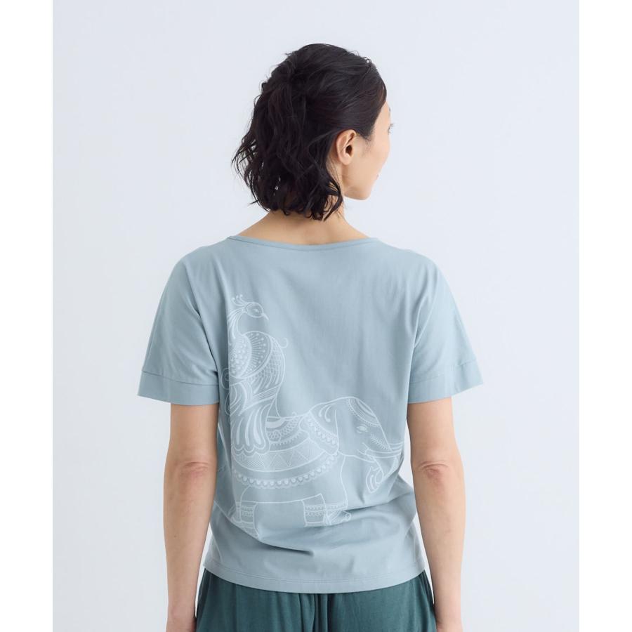 テジャス ヨガ セール tejas ヨガ トップス レディース ゆったり 体型カバー サットヴァT tl252181 半袖 ピラティス リラックスウェア かわいい おしゃれ | tejas | 07