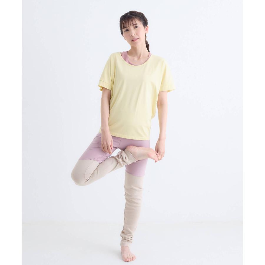 テジャス ヨガ セール tejas ヨガ トップス レディース ゆったり 体型カバー サットヴァT tl252181 半袖 ピラティス リラックスウェア かわいい おしゃれ | tejas | 08