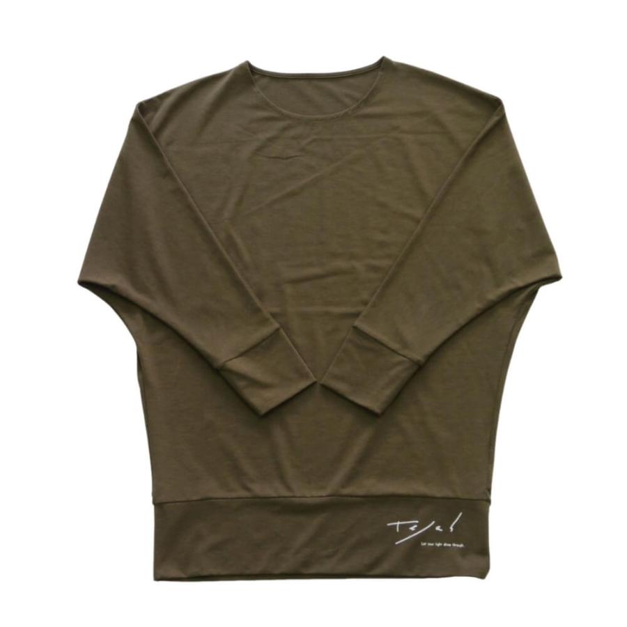 tejas テジャス ヨガ トップス レディース ドルマン ゆったり 体型カバー カリヤーナトップス tl252184 2025AW 長袖 丈長め ピラティス リラックスウェア かわい | tejas | 02