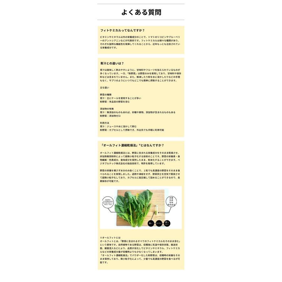 野菜サプリ 飲む粉野菜 ヴィーガン ベジタブルテック サラダの代わりになる野菜サプリ 180粒タイプ 9つの野菜 ケール・人参葉・ごぼう 赤紫蘇・紫人参・紅大根 | ブランド登録なし | 15