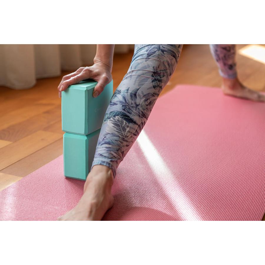 【単品】 ヨガワークス ヨガブロック 軽量 EVA mini 単品 ミント yogaworks ヨガ ブロック プロップス ハーフサイズ おしゃれ | ヨガワークス | 13