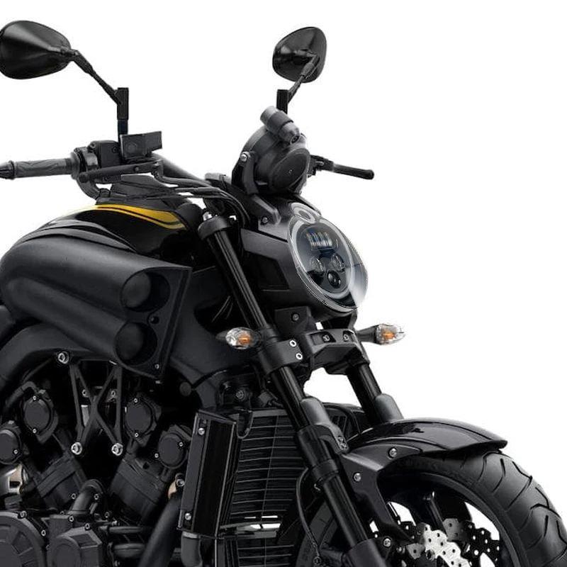 並行輸入品ヤマハ VMAX 1700用 DRL付き LEDバイクヘッドライト 人気