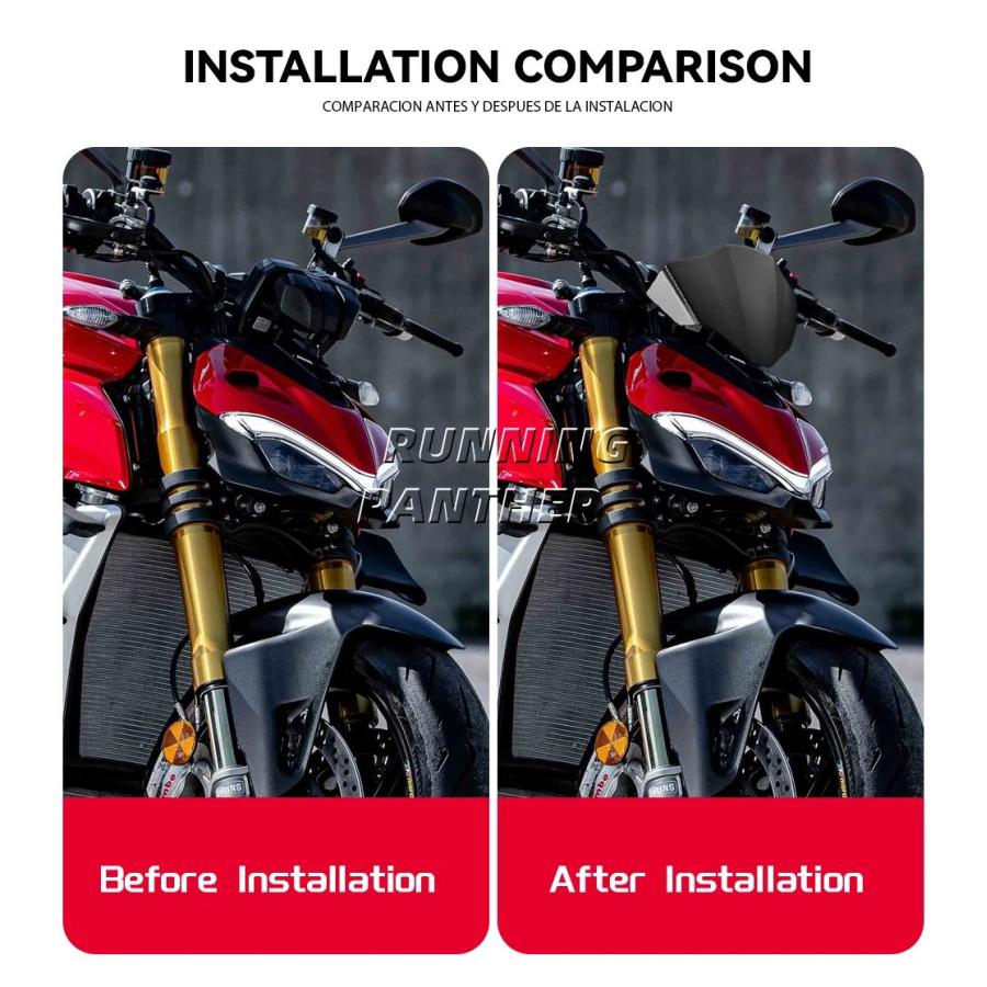 並行輸入品ドゥカティ ストリートファイター V2 V4S 2021-23 用