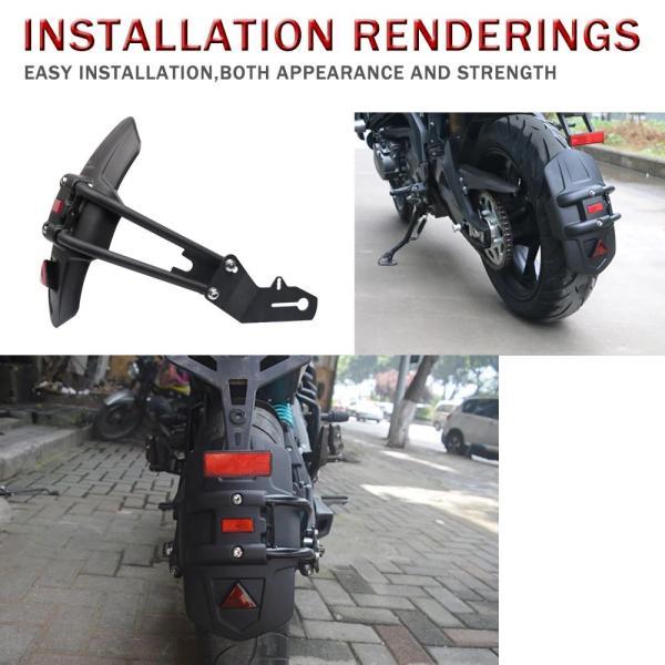 並行輸入品 ホンダNC 700X 750X 750X CBF 1000CRF1000 CBR 1000RR NK150 CB190Xリアフェンダーフェンダーマッドスプラッシュプロテクターの画像