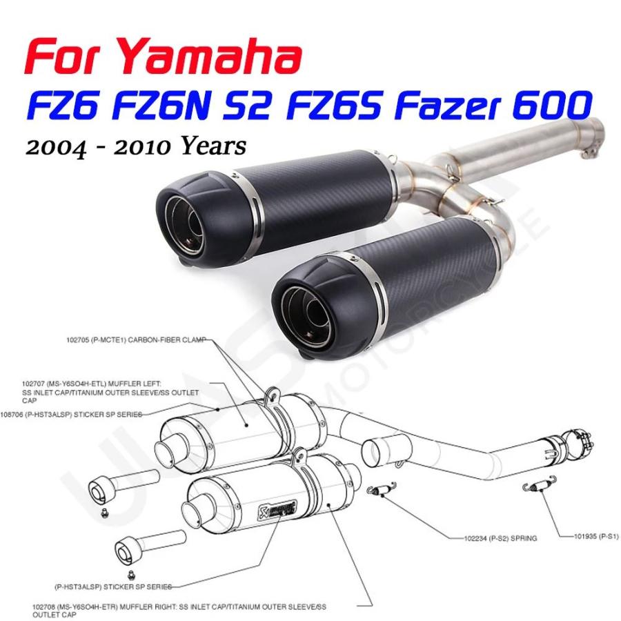 並行輸入品 ヤマハFZ6S FZ6N FZ 6S FZ6 FAZER 600用フルカーボン