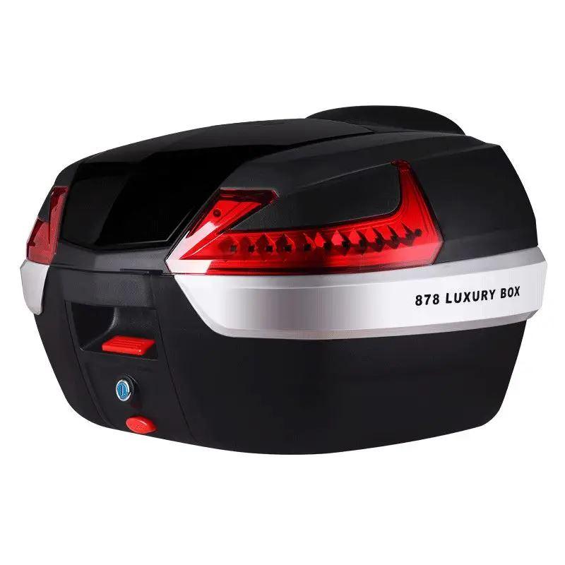 並行輸入品 汎用用ラゲッジケース トランク用 防水 レジン 厚手ツールボックス 迅速リリース 42L