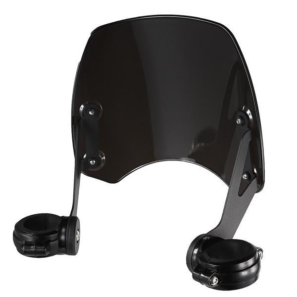 並行輸入品 ハーレーダビッドソン ソフテイルストリートボブfxbb 2018-2021用固定マウント付ブラックwindshiledスクリーン風カバーの画像