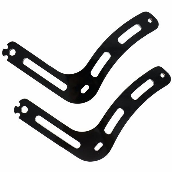 並行輸入品 ホンダ 2017-2020 rebel cmx 300 500モデル用 ブラック固定マウント&クローム運転席助手席バックレスト_2