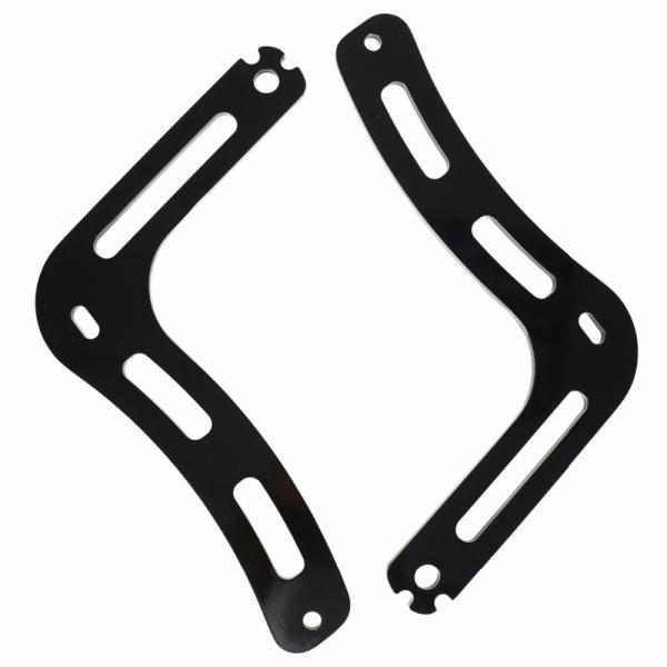 並行輸入品 ホンダ 2017-2020 rebel cmx 300 500モデル用 ブラック固定マウント&クローム運転席助手席バックレスト_5