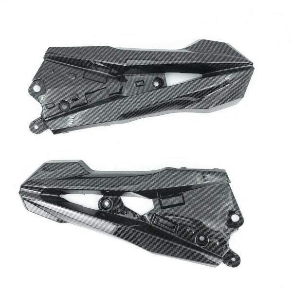 並行輸入品 カワサキ ABS プラスチック ハイドロ浸カーボン終わりサイド z800 2013-2016 ミドルエンジン ブラケットパネル_3