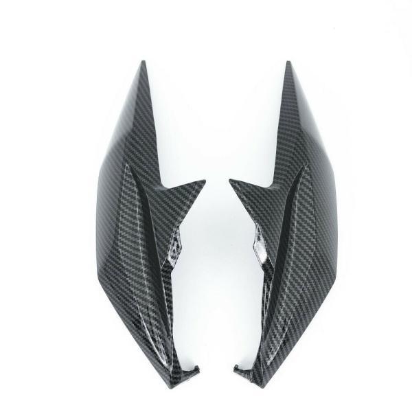 並行輸入品 カワサキ ABS プラスチック ハイドロ浸カーボン終わり z800 2013-2016 サイドノーズヘッドライト カバー トリムの画像