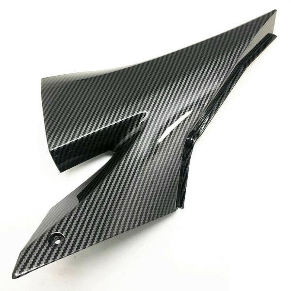 並行輸入品 カワサキ ninja zx10r 2004 2005 abs プラスチック ガスタンクサイド膝カウルハイドロ浸カーボン終わり_5
