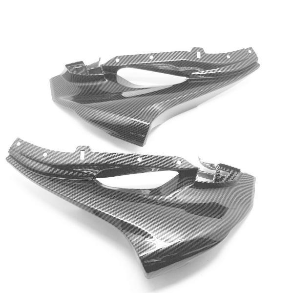 並行輸入品 ホンダ ABS プラスチック ハイドロ浸カーボン終わり cbr 250r 2011-2014 フロントノーズサイドトリムパネル_1