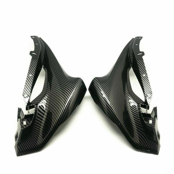 並行輸入品 ホンダ ABS プラスチック ハイドロ浸カーボン終わり cbr 250r 2011-2014 フロントノーズサイドトリムパネル_4