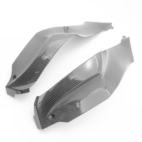 並行輸入品 カワサキ ABS プラスチック ハイドロ浸カーボン終わりガスタンクサイドカバー ninja zx10r 2011-2020 見本抽出_1