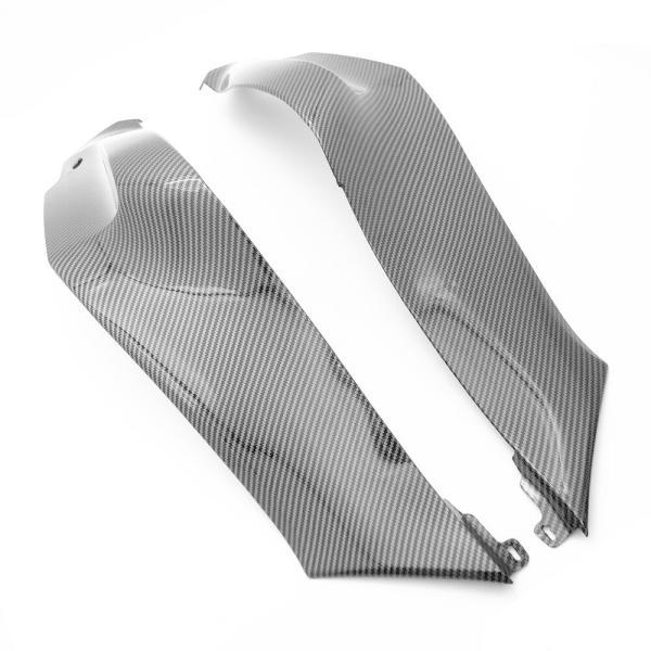 並行輸入品 カワサキ ABS プラスチック ハイドロ浸カーボン終わりガスタンクサイドカバー ninja zx10r 2011-2020 見本抽出_4