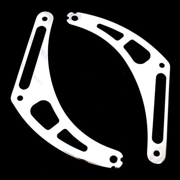並行輸入品 ハーレーダビッドソン クローム固定マウント＆多目的調節可能運転席助手席ソフテイルストリートボブfxbb用フィット2018-2019_4