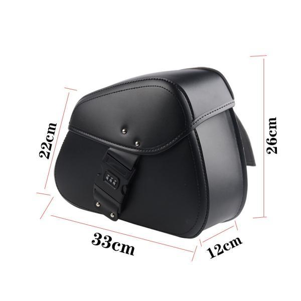 並行輸入品 トライアンフ ボンネビル T100 T120 ストリートツイン レザー サドルバッグ サイド ツール ラゲッジ 収納バッグ サドルバッグ_4