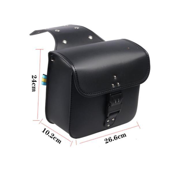 並行輸入品 トライアンフ ボンネビル T100 T120 ストリートツイン レザー サドルバッグ サイド ツール ラゲッジ 収納バッグ サドルバッグ_5