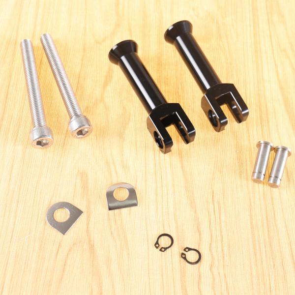 並行輸入品 ハーレーダビッドソン ストリートボブ2018-2020用回転式フットペグ付きリアパッセンジャーフットブラケットFXbbの画像