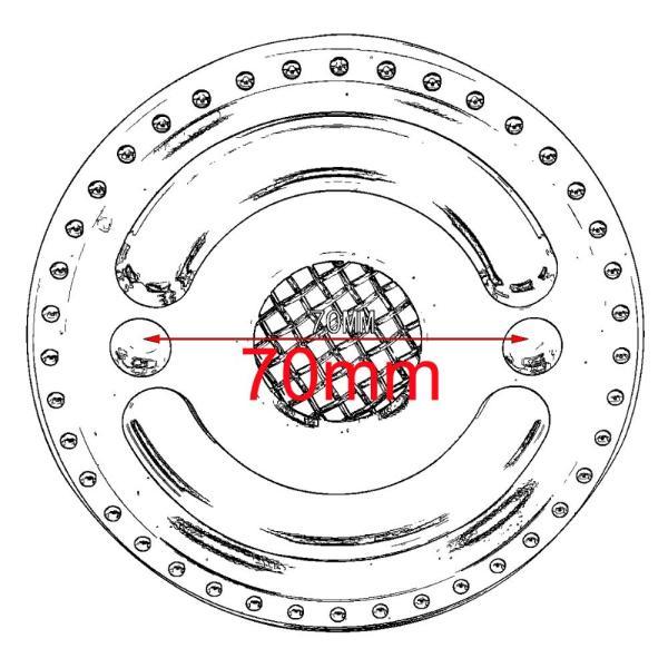 並行輸入品 ハーレーダビッドソン スポーツスターXL 883 1200 48 72 SUPERLOW 2004-2018用 フロント＆リア クロームドライブプーリー エンジンアッパーカバ_5