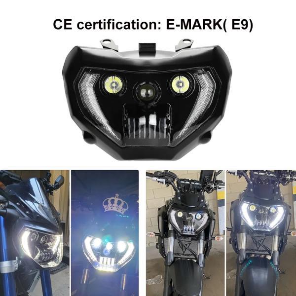 並行輸入品 ヤマハ ヘッドライト mt 07 drl mt07 mt-07 fz fz07 2017