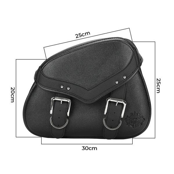 並行輸入品】 サイドバッグ レトロ革サドルバッグ 用具袋 乗ホース