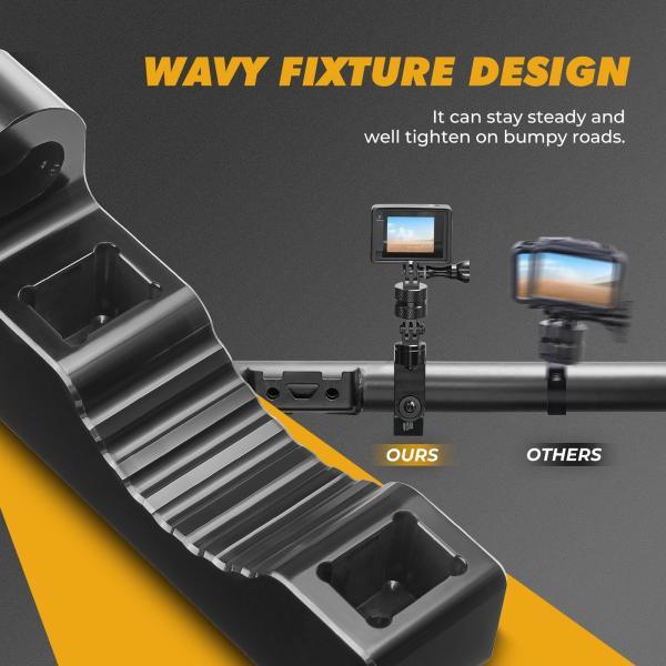 並行輸入品 cfmoto ポラリス rzr 800 900 1000 xp UV 1.65-2インチ カメラ ホルダー go pro ヒーロー用カンナムマーベリック x3 用の画像