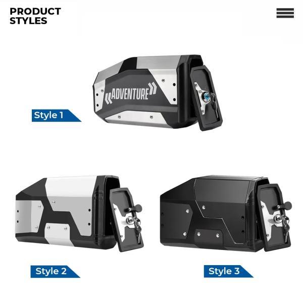 並行輸入品 BMW R1250GS R1200GS LC 高度 F800GS F700GS F 800 GS R 1200 GS 左側ブラケット アルミニウム箱_1