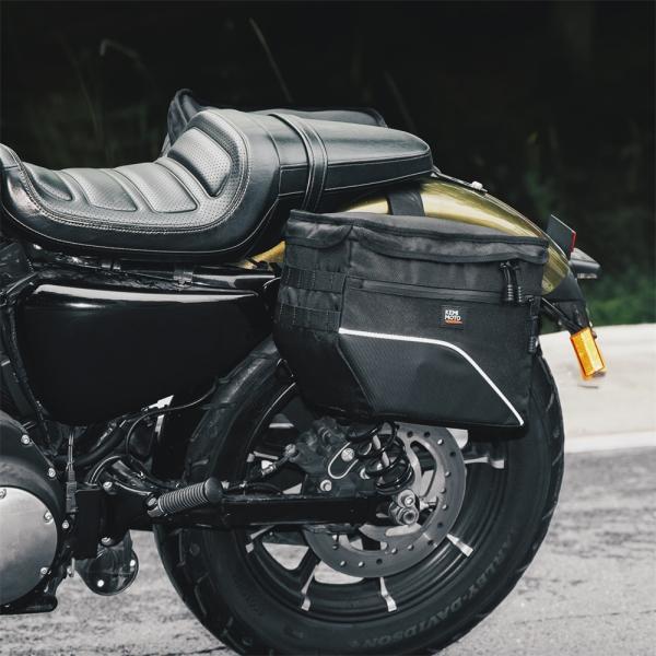 並行輸入品 サドル・バッグソフトスポーツスタークルーザーダート サドル・バッグスクーターパニエ 26l 自在継手投げの画像