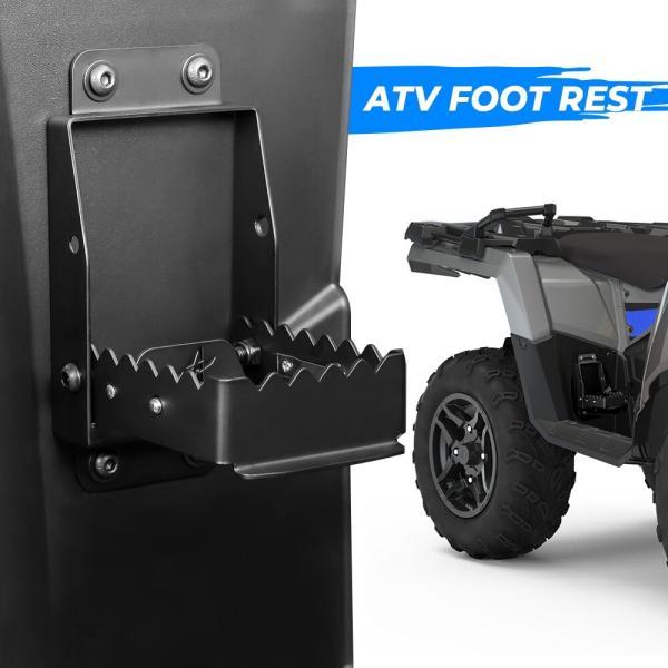 並行輸入品 カワサキ スクータースクランブラーCFモトポラリススポーツマン互換性atvリアピリオンシートフットレストの画像