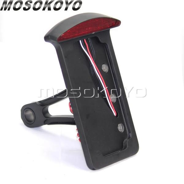 並行輸入品 ホンダ カワサキスズキ 12v ナンバー プレート ライトテールブレーキ ライト 縦ナンバー プレート ブラケットアレックスサイドマウント_2
