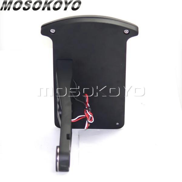 並行輸入品 ホンダ カワサキスズキ 12v ナンバー プレート ライトテールブレーキ ライト 縦ナンバー プレート ブラケットアレックスサイドマウント_4