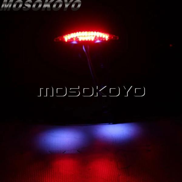 並行輸入品 ホンダ カワサキスズキ 12v ナンバー プレート ライトテールブレーキ ライト 縦ナンバー プレート ブラケットアレックスサイドマウント_5