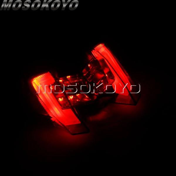 並行輸入品 バイクパーツ for yamaha mt-09 fz-09 2017-2019 smoke/clear integrated tail light brake light turn signal light mt09 fz09 rear lightの画像