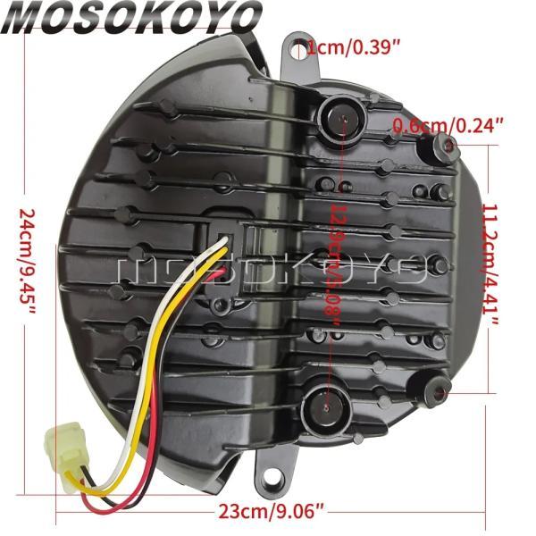 並行輸入品 ドゥカティ モンスター 696 695 795 796 1000 1100/s フロントヘッドライトヘッドライト アセンブリ ビーム ヘッド ライト ランプの画像
