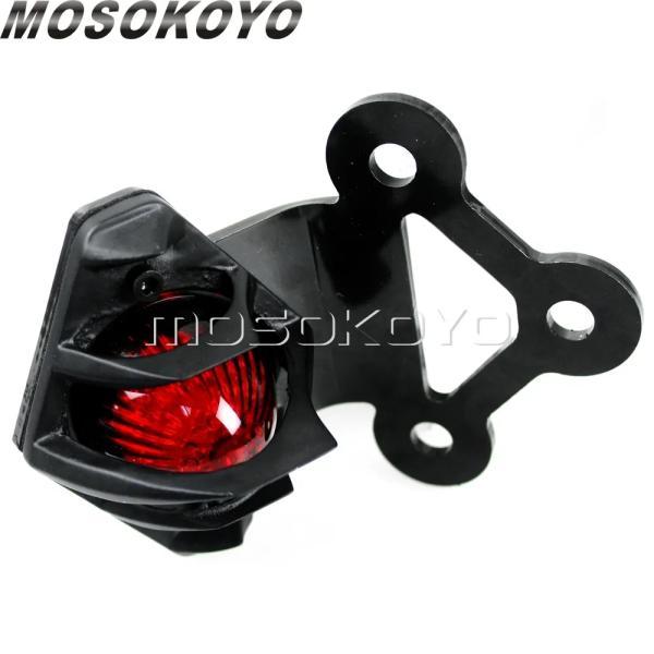 並行輸入品 バイクパーツ レトロテールライト チョッパークルーザーカフェ レーサー リアブレーキストップライト 12v テールランプ自在継手の画像