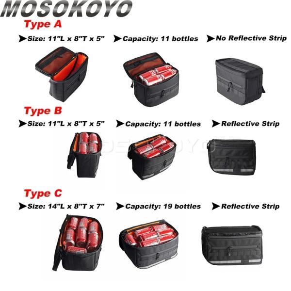 並行輸入品 ハーレーダビッドソン スポーツスターダイナソフテイルカフェレーサーカスタム サドルバッグTバーハンドルバーバッグ収納袋本質的 サドルバッグ_4