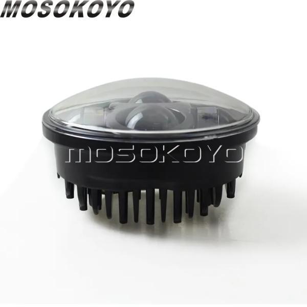 並行輸入品 ハーレーダビッドソン 5-3/4 \" ダイナ fxst テール fxstc スポーツスターヘッドライト レトロ フロントヘッド ランプ アッパー ビーム"_3