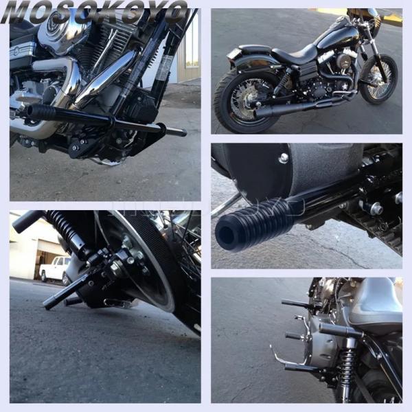 並行輸入品 ハーレーダビッドソン ダイナストリートボブローライダースポーツワイドグライドfxdwg fxdl fxdb 06-17用 フットペグエンジンガードクラッシュの画像