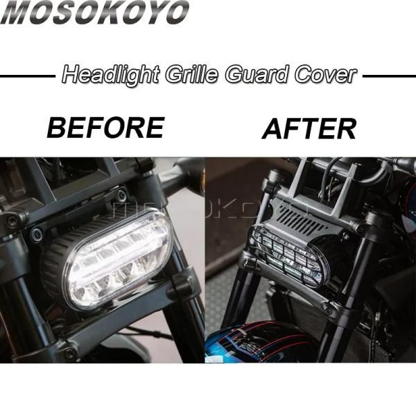 並行輸入品 ハーレーダビッドソン ヘッドライト sportster 1250 rh1250s rh 1250 s ヘッドライト ヘッドライト カバー フレーム グリル_5