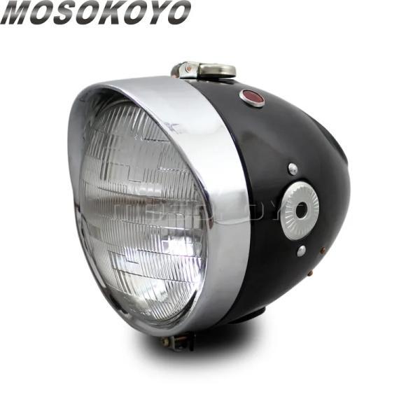 並行輸入品 BMW バイク zundapp db ks750 r12 r75 r51 r61 bw40 dnepr cjk750 r1 r71 m72 750 ural k750 ヘッドライト 7 インチレトロヘッド ランプの画像