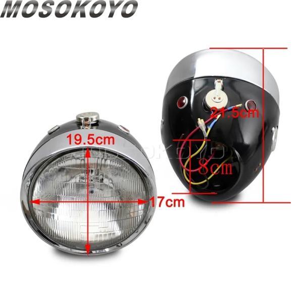 並行輸入品 BMW バイク zundapp db ks750 r12 r75 r51 r61 bw40 dnepr cjk750 r1 r71 m72 750 ural k750 ヘッドライト 7 インチレトロヘッド ランプの画像
