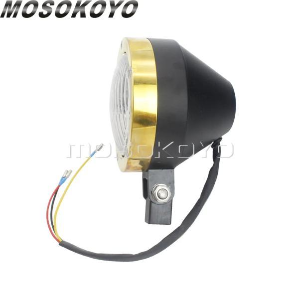 並行輸入品 バイクパーツ 4.5 \"ヴィンテージ レトロ ヘッドライトフロントライト e 印 スクランブラーチョッパークルーザー ヘッドライトの画像