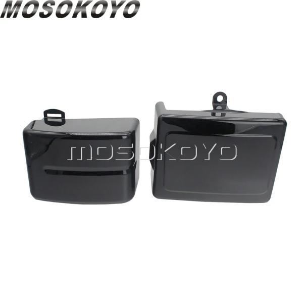 並行輸入品 ハーレーダビッドソン ダイナストリートファットボブFXDB FXDF FXDL FXDLS 2012-2017スイッチバックFLD用2PCSバッテリーカバー左+右保護ガード_7