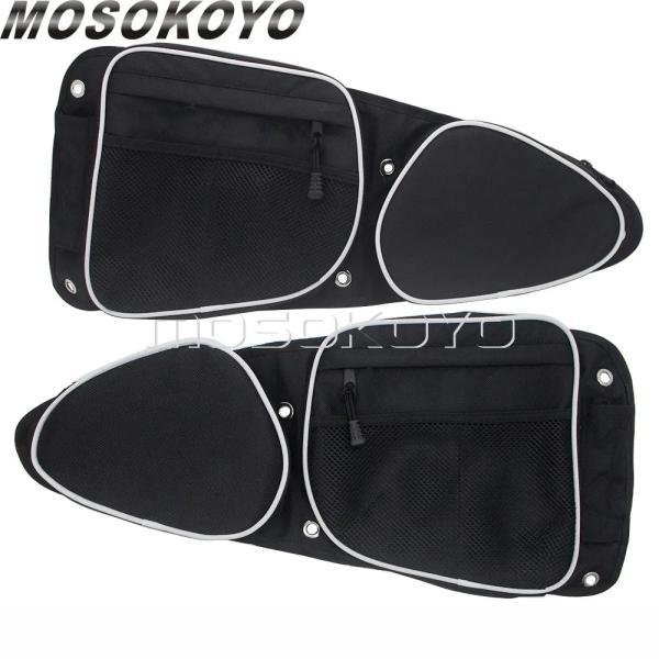 並行輸入品 バイクパーツ 1 組ポラリス rzr xp 1000 rzr900 rzr1000 rzr ターボ ニーパッド運転席側収納袋セット用ユーチューブ フロント ドア側収納袋セッの画像
