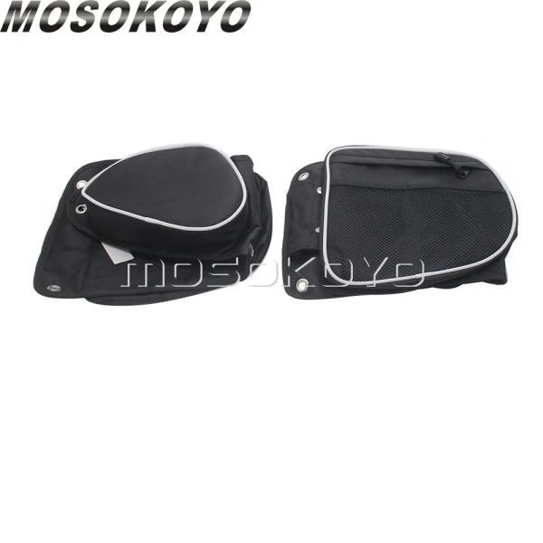 並行輸入品 バイクパーツ 1 組ポラリス rzr xp 1000 rzr900 rzr1000 rzr ターボ ニーパッド運転席側収納袋セット用ユーチューブ フロント ドア側収納袋セッの画像